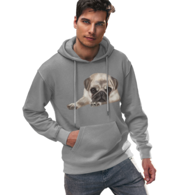 BLUZA Z KAPTUREM PUG